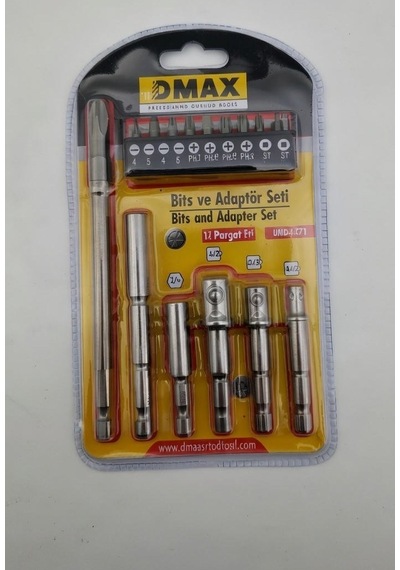Dmax Profesyonel Bits Ve Adaptör Seti - 16 Parça