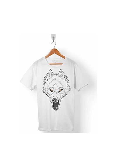 Bozkurt Head Wolf Kurt Kafası Erkek Tişört 001