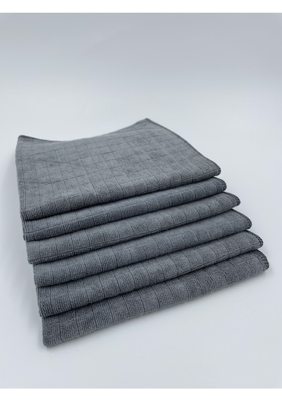 Evona Home Missclean Mikrofiber Mutfak Bezi Gri 6'lı 40 x 40 CM