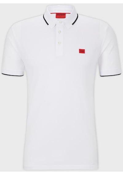 Hugo Erkek Polo Yaka T Shirt 50490775 120 Beyaz