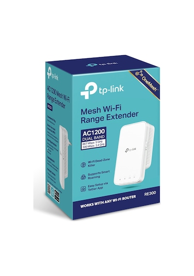 TP-Link RE300 AC1200 1200 Mbps 5 Ghz Kablosuz Menzil Genişletici