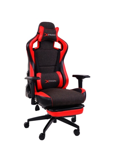 Xprime Over Pro. Oyuncu Koltuğu Hybrid Kumaş Kırmızı