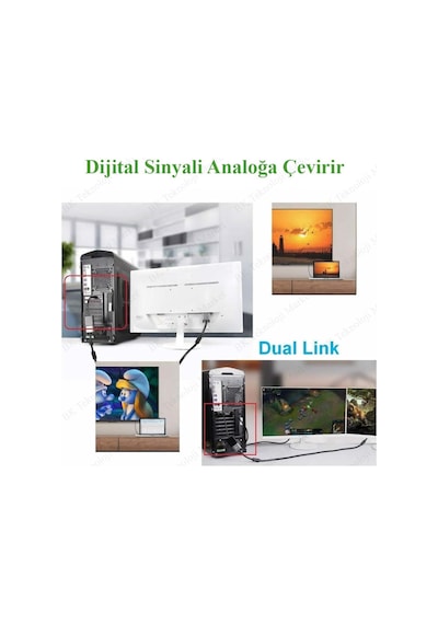 Dvı-D (24+1) - Vga Aktif Dijital Analog Dönüştürücüsü