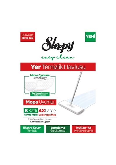 Yüzey Temizleme Havlusu, 4 Xl 8 Kat,3 Paket, Dayanıklı Özel Ambalaj Diğer