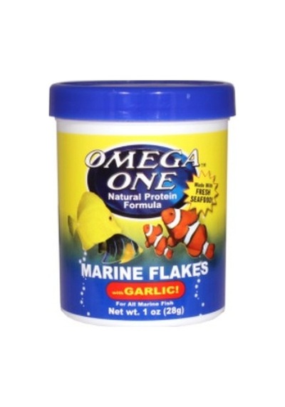 Omega One Garlic Marine Flakes 50gr. Açık