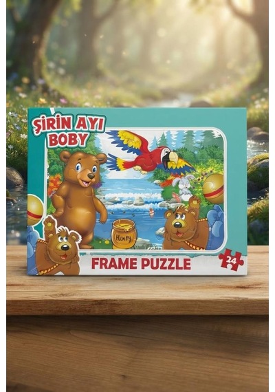 Eğitici Öğterici Ve Eğlenceli 4'lü Renkli Frame Yapboz Hikayeli Ve Bul-tak Oyun Takımı