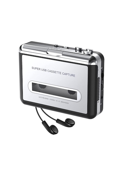 Taşınabilir Pilli Kaset Çalar Kasetten Mp3 Dönüştürücü Usb'den Pc'ye Aktarma