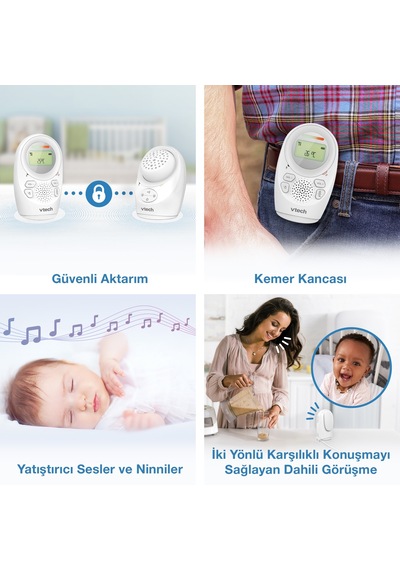 Vtech Gece Lambası Ve Projeksiyonlu Sesli Bebek Monitörü - Dm1212