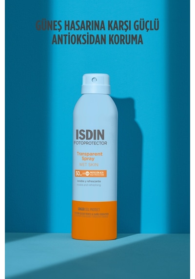Isdin Fotoprotector Islak Cilt Şeffaf Sprey SPF50 250 ML