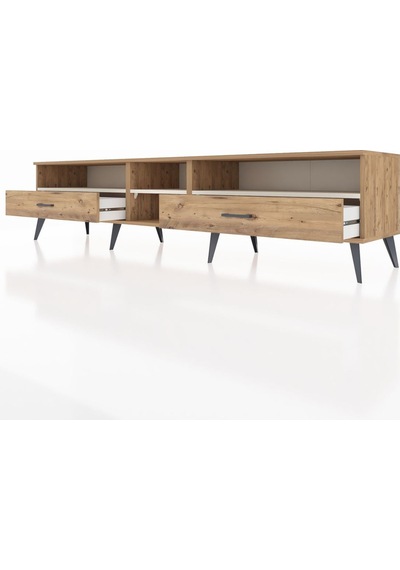 Hyperion Tv Ünitesi 3 Raflı 2 Çekmeceli 220x44x51 Çam-aytaşı/çam Aytası/atlas Çam - Atlas Çam Hyperion Tv Ünitesi 3 Raflı 2 Çekmeceli 220x44x51 Çam-aytaşı/çam Aytası/atlas Çam - Atlas Çam