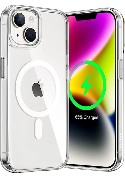 Ringke Apple iPhone Uyumlu 14 Kılıf Kamera Lens Korumalı Magsafe Destekli Şeffaf Darb