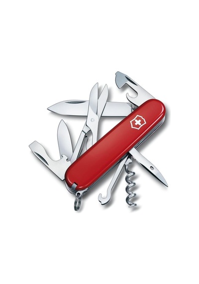 Victorinox 1.3703.B1 Climber 14 Fonksiyon Kırmızı İsviçre Kamp Çakısı Kırmızı