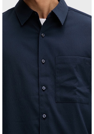 Calvin Klein Regular Fit Göğüs Cepli Gömlek Lv04lf108gcef Erkek Gömlek Lv04lf108g Cef Lacivert