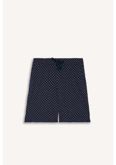 Defacto %100 Pamuk New Regular Fıt 2li Şortlu Pijama Takımı H8680ax26smwt34 Beyaz-wt34