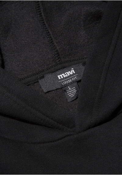 Mavi - Kapüşonlu Siyah Basic Sweatshirt 0s10275-900 Siyah