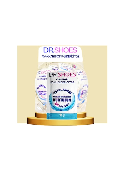 Dr. Shoes 120 Gün Etkili  Ayakkabı Koku Giderici Toz 15 G 5 Adet
