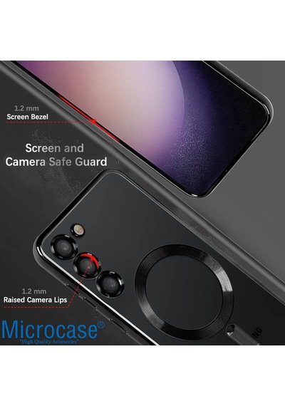Samsung Galaxy Uyumlu S23 Plus MagSafe Özellikli Silikon Kılıf - AL8115