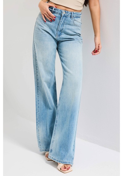 Itsbasic Kadın Kot Rengi 4s6-32 Straight Fit Yüksek Bel Denim Jean Itsbasic Kadın Kot Rengi 4s6-32 Straight Fit Yüksek Bel Denim Jean