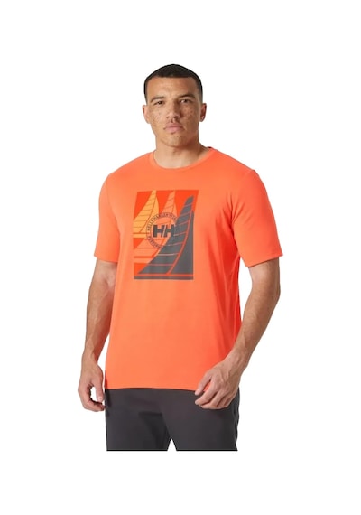 Helly Hansen Hp Race Graphic T-shirt Hha.34419 304 Turuncu