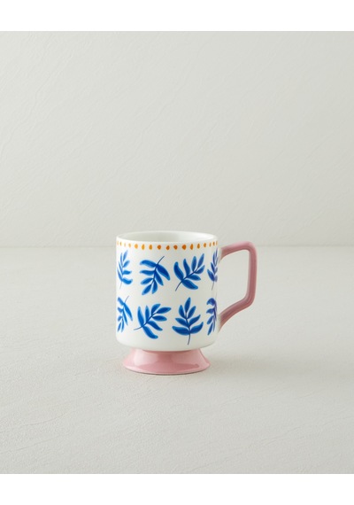 English Home Gifty Petal New Bone China Kupa 310 Ml Pembe-sarı-mavi Pembe-sarı-mavi