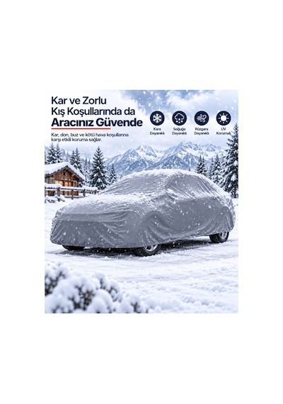 Citroen Berlingo Uyumlu Araba Brandası Su Geçirmez 4 Mevsim Koruma 1996-2002