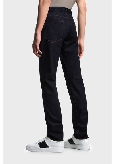 Emporio Armani Pamuklu Slim Fit Normal Bel Jeans Erkek Kot Pantolon Em000121 Af22800 Mb001 Lacivert