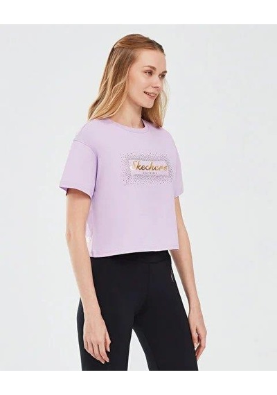Skechers Graphic T-shirt W Short Sleeve Kadın T-shirt S221460-505-3878