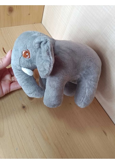 Fil Peluş Oyuncak 18 Cm Gri