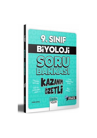 9.Sınıf Kazanım Özetli Biyoloji Soru Bankası  -  Gözde Güneş  -  Benim Hocam Yayınları