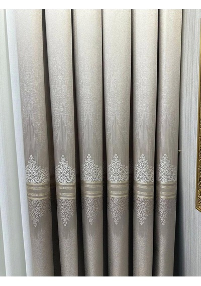 Titus Fj632145 V-5228 Vizon 1/3 Sık Pileli Fon Perde Apm Çok Renkli