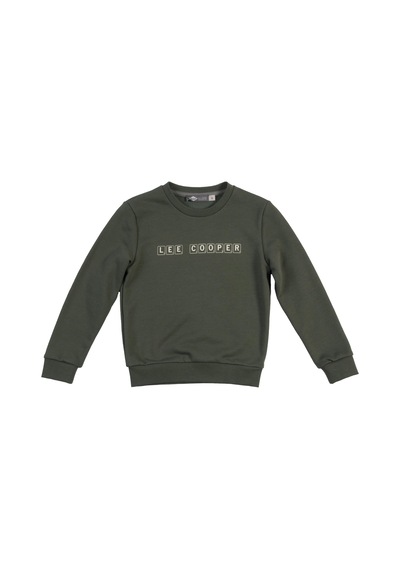 Lee Cooper Scrab Erkek Çocuk O Yaka Sweatshirt Haki-20057-haki Lee Cooper Scrab Erkek Çocuk O Yaka Sweatshirt Haki-20057-haki