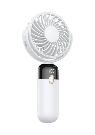 Taşınabilir Şarjlı El Vantilatörü, 2400mah Güç Ve 360 Dönme Özelliği
