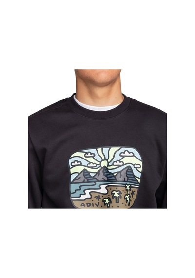 Billabong Shine Erkek Sweatshirt Siyah