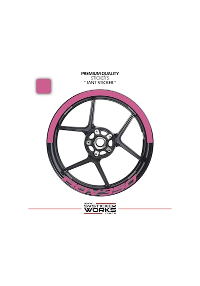 Honda Adv 350 Jant Şeridi Yarım Jant Kaplama & Adv 350 Yazı Sticker Seti 66722716