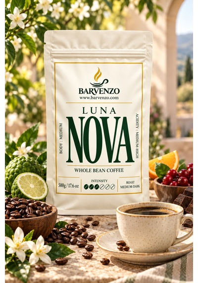 Barvenzo Luna Nova 1000 G Zarif Dokunuş Nitelikli Kahve French Press