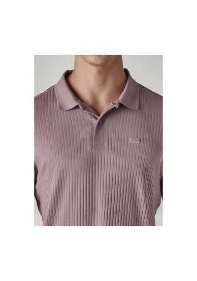 Levi's Erkek Mor Dokulu Fitilli Polo Tişört-004lx-0013