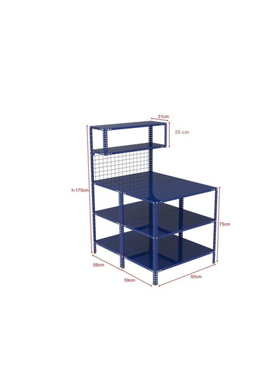 3 Katlı Duble Mavi Paketleme Masası 118x93 Cm - 2 Raflı Tel Kafesli , Atölye, Depo, Hobi Çalışma Masası Mavi 3 Katlı Duble Mavi Paketleme Masası 118x93 Cm - 2 Raflı Tel Kafesli , Atölye, Depo, Hobi Çalışma Masası Mavi