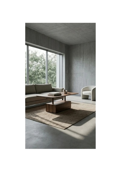 Modern Trio Orta Sehpa Tesbih Ceviz % 100 Mdf Ceviz Ceviz
