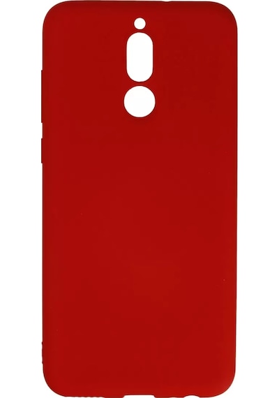 Newface Huawei Mate 10 Lite Kılıf Nano İçi Kadife Silikon - Kırmızı
