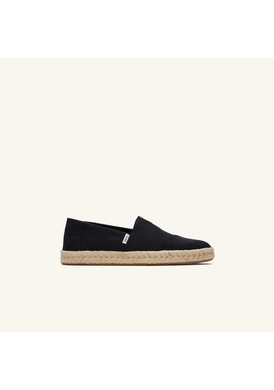 10019875 Black Espadril Erkek 10019875 10019866 10019870 10019899 Toms Alpargata Rope 2.0 Siyah