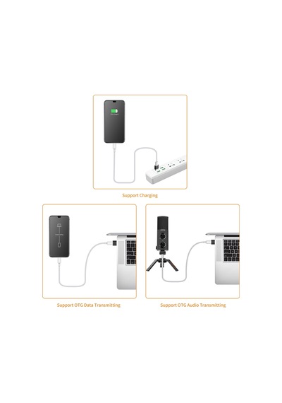 Comica Cvm-usbc-a Otg Usb-c'den Usb-a'ya Adaptör