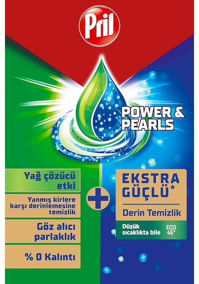 Pril Excellence Duo Jel Bulaşık Makinesi Deterjanı 900ml 50 Yıkama Yağ Çözücü