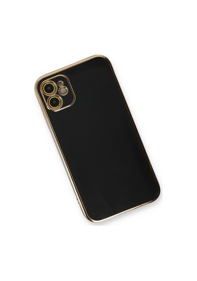 Apple  Uyumlu  iPhone 11 Kılıf Volet Silikon Siyah,