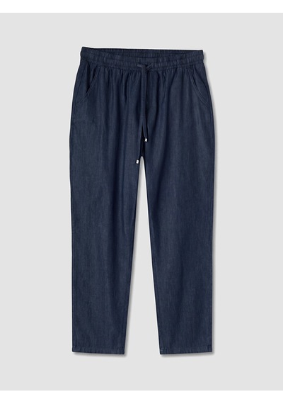 Lcwaıkıkı Classic Siyah Beli Lastikli Carrot Fit Kadın Jean Pantolon