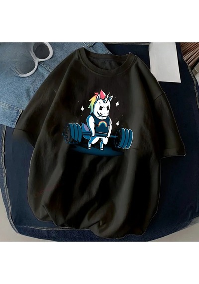 Startmore Siyah Kedi Halter Baskılı Çalışma Komik Spor Salonu Tasarım Etiket Grafik Li T Siyah