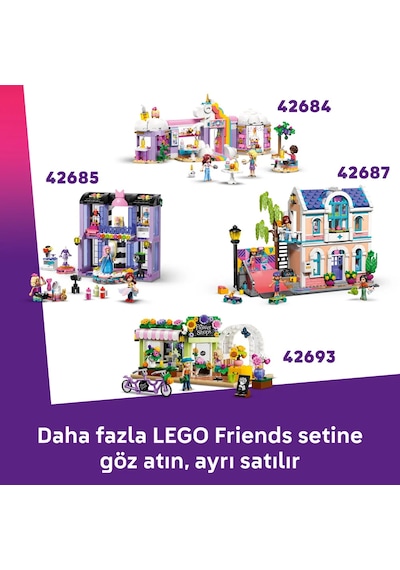 LEGO® Friends Yaratıcı Bebek Evi Bavulu 42697 - 6 Yaş ve Üzeri Çocuklar için 2 Mini Bebek İçeren Oyuncak Yapım Seti (355 Parça)