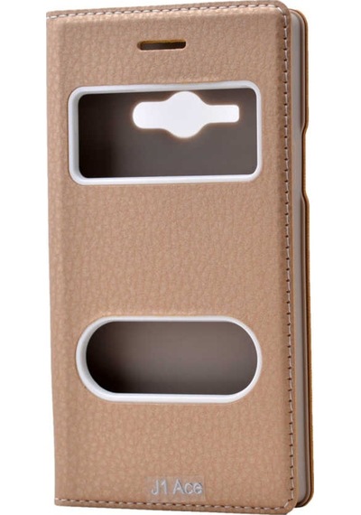 Samsung Uyumlu Galaxy J1 Ace Zore Dolce Case Kapakli Kilif 410062130