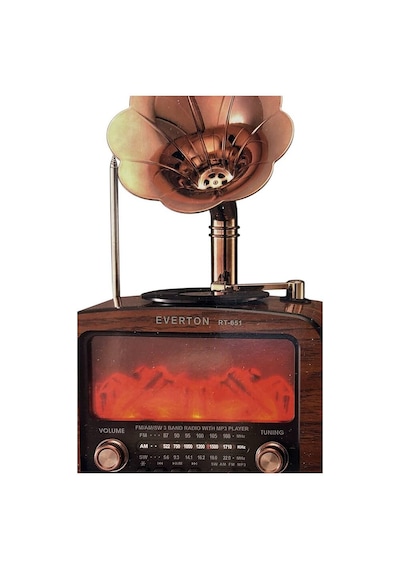 Şömineli Gramofonlu Radyo Rt-651 Evimdeyokyok
