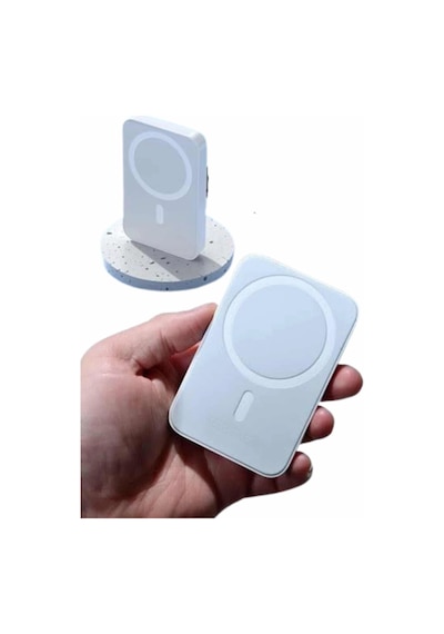 15w Magsafe Uyumlu Manyetik Kablosuz Powerbank 5000 Mah