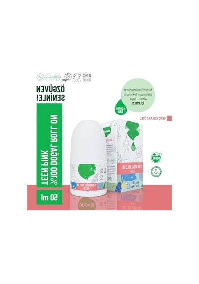 %100 Doğal Roll-on Deodorant, Vegan, 50 Ml